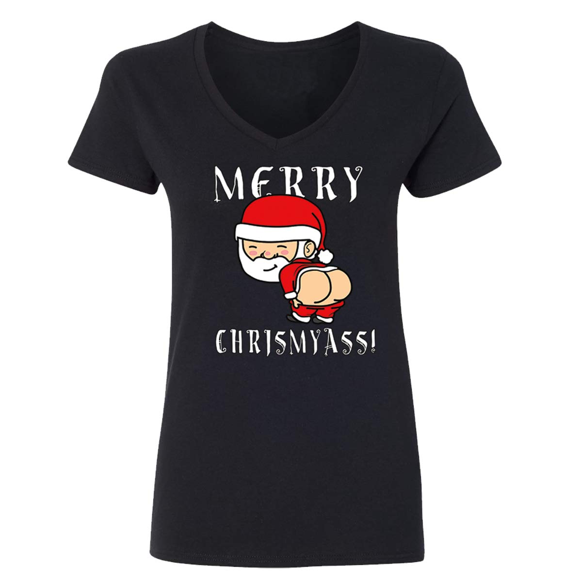 Falcon's Shop Ugly Christmas Father Santa Claus Christmass T-shirts For 
