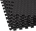 Amazon Basics Foam Interlocking Exercise Gym Floor Mat Tiles - 6-Pack, 24 x 24 x .5 Inch Tiles (24 sqft)