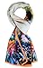 Salutto Women 100% Silk Scarves Monet Iris Garden Painted Scarf (7)