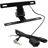 1PCS Universal Electric Motorcycle Fold License Plate Holder Flipper, Adjustable Motorcycle Fold License Plate Holder, Adjustable License Plate Flipper Replacement
