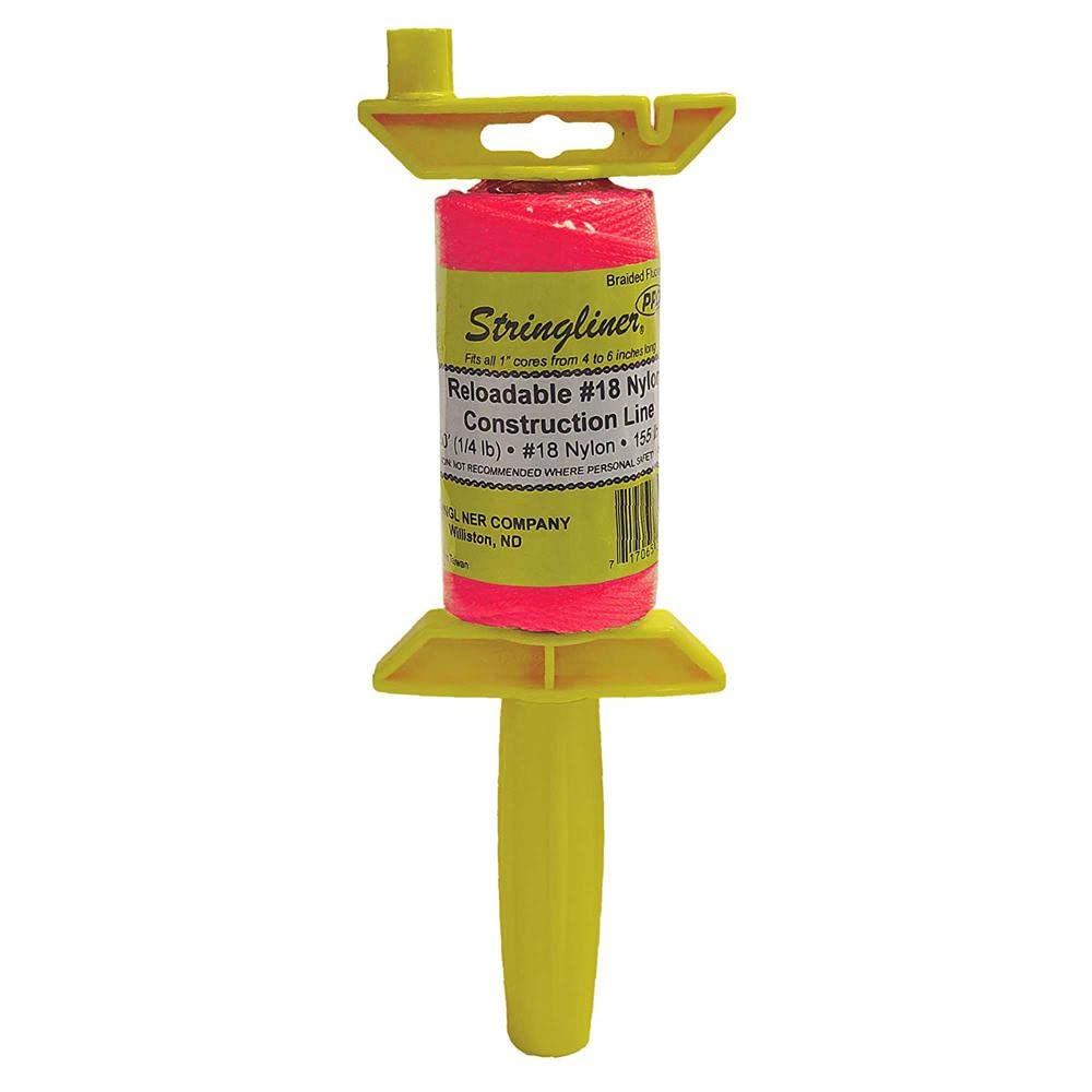 1000 foot Hi Viz Pink Braided Builders Brick Laying Measuring Line String 300m