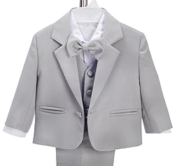 Dressy Daisy Kids Boy' 5 Pcs Set Formal Tuxedo