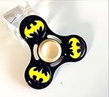 Tri-Spinner Fidget Toy Hand Spinner Metal Batman, Stress Reducer Relieve Anxiety, Boredom and EDC ( Bat Marvels )