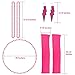PAXCOO Women's 80s Outfit Costume Accessories Set Neon Headband Earrings Fishnet Gloves Leg Warmers Necklace Bracelet
