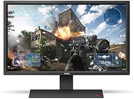 BenQ RL2755HM Monitor LED de 27" para Gamers, HDMIx2, Bocinas Integradas, Tecnolog&iacute;a Flicker Free Anti Parpadeo, negro