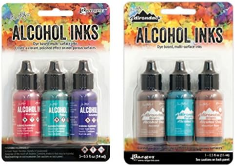 Adirondack Alcohol Ink Bundle Scenic Terrace & Beach Deco Set