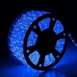 Buyagn Rope Lights Outdoor,100ft LED Rope Lights