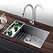 32 Inch Commercial Undermount Single Bowl Stainless Steel Kitchen Sink Outer Lip Thickness 11 Gauge Basin Thickness 18 Gauge