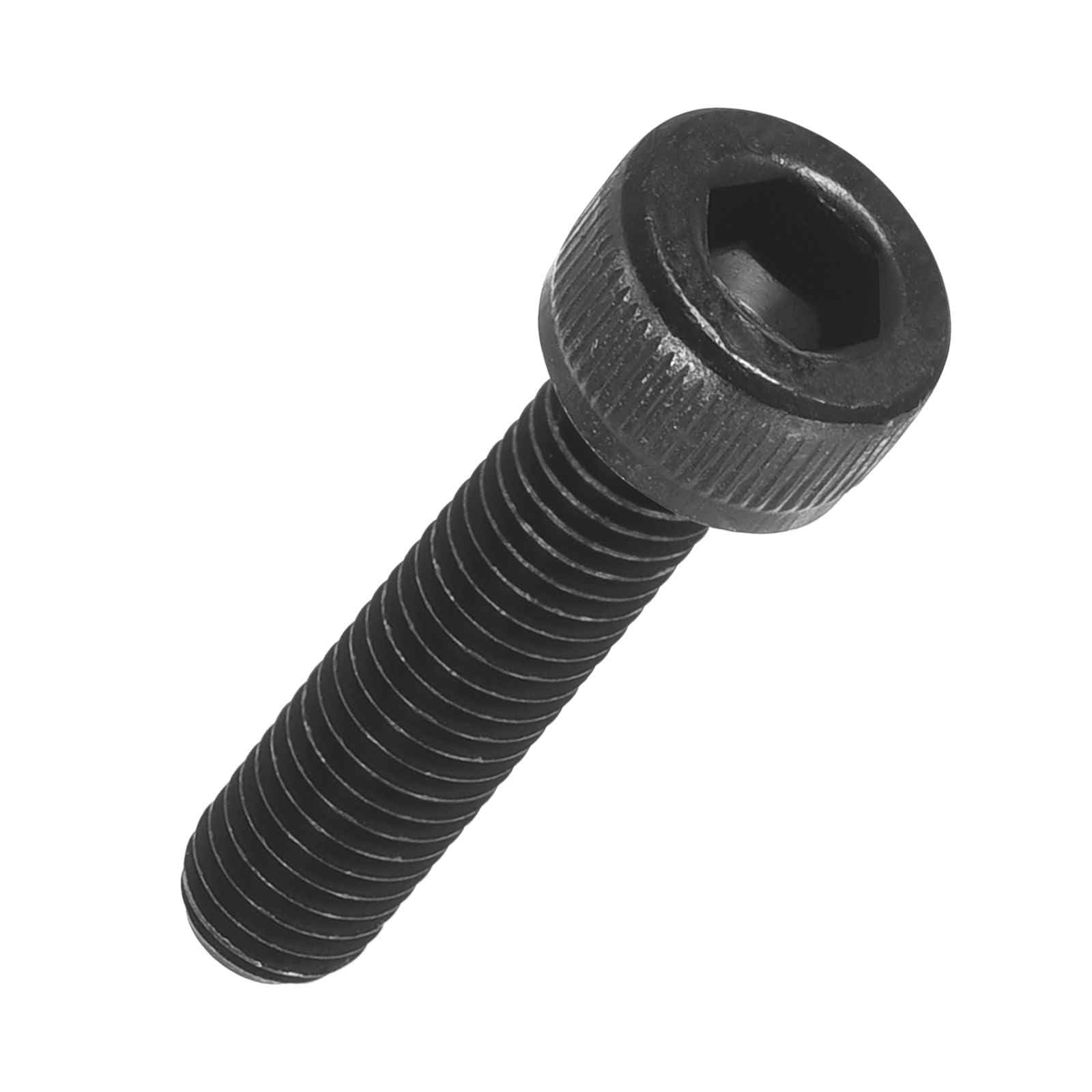 Kozelo 50pcs Socket Head Cap Screws - [M5-0.8 x 22mm] Alloy Steel Black Oxide Grade 12.9 Internal Hex Screw Full Thread for Industrial & Machinery Use, Black