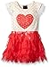 Girls Rule Girls' Little Dress Tulle Heart
