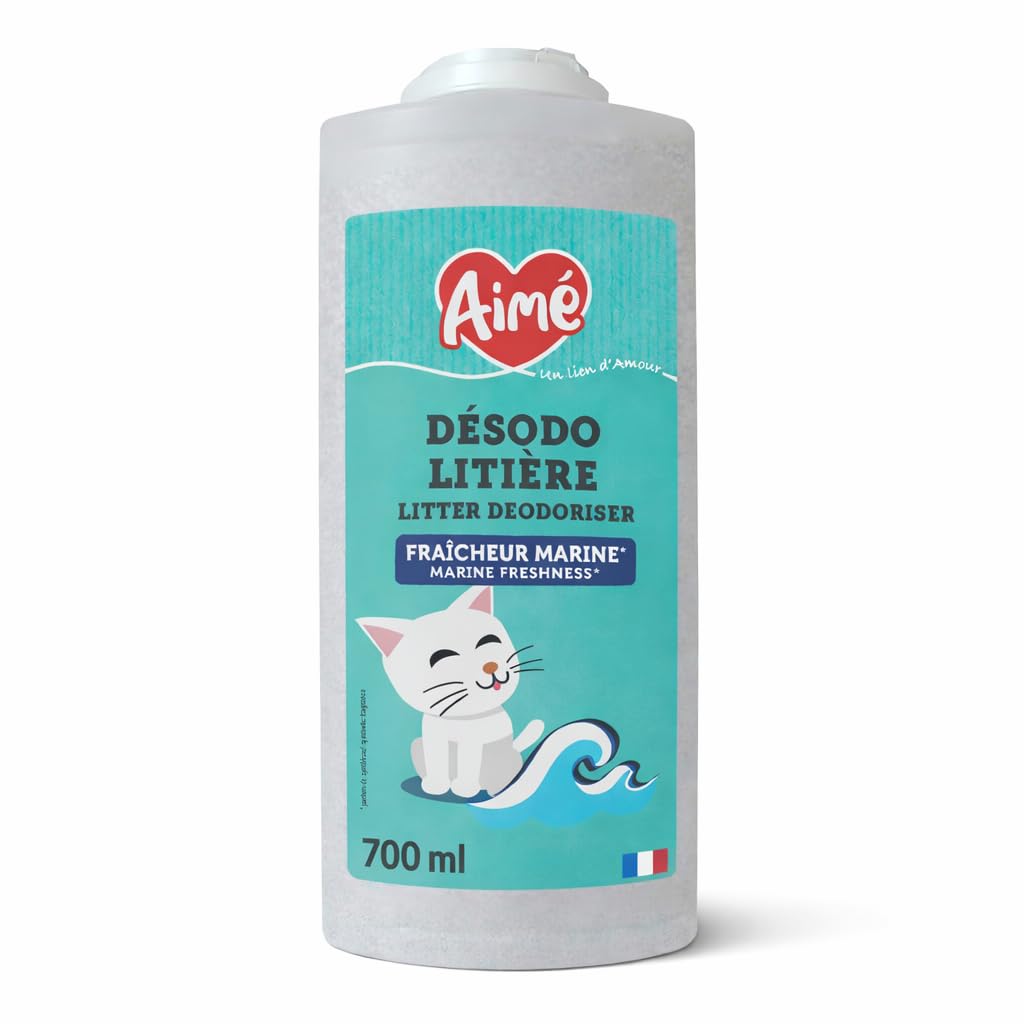 Aime Cat Litter Deodoriser, Marine Fresh, 0.7 L