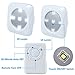 Wireless Closet Lights Remote Control Touch Light 5 LED Under Counter Lighting Cabinet Light Dimmable Night Lights (3 White Lights)
