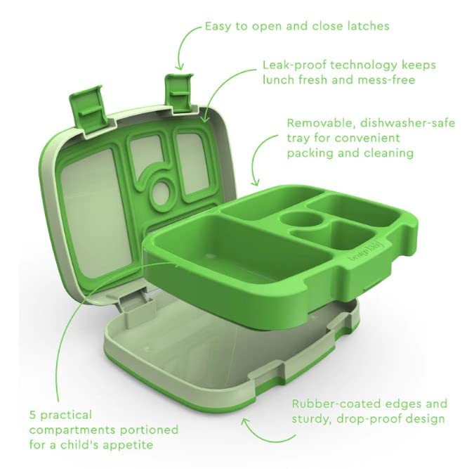 Bentgo® Kids BentoStyle Lunch Box Ideal Portion Sizes