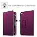 Fintie NuVision 8 Inch Tablet Case - Premium PU Leather Folio Cover with Stylus Holder for 2016 NuVision TM800W560L / 2017 NuVision TM800W610L / TM800P610L 8-Inch Windows Tablet, Purple