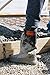 TREDS 17” Rubber Concrete Boot, Pull-On Overboot for Construction, Mud & Snow, Size M (7.5-8.5), Black