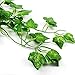 Wofair 241 Feet Fake Ivy Garland, Hanging Ivy Vines Wall Decor Fake Ivy Vines for Bedroom, Faux Ivy Plant with Leaves for Wedding Party Festival Backyard Decor (36 Strands 6.7 Feet Each)