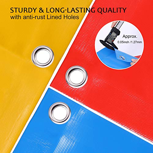 Swing Set Replacement Tarp 52" × 90", Multicolor Playground Roof