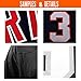 Custom Black Mesh Replica Football Game Jersey Embroidered Team Name and Your Numbers