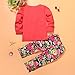 Franterd Baby Girls Clothes Set, Long Sleeve T-Shirt Tops+Coat+Pants Outfits