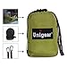 Unigear Double Camping Hammock, Portable Parachute Nylon Hammock with Tree Straps for Backpacking, Camping, Hiking, Travel, Beach and Yard (Oliver Green/Army Green, 320cm x 200cm)