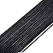 Pandahall 11Yards/10M 2mm Cowhide Genuine Leather Cord Round Thread Thong String Black Jewelry Bracelet Necklace Making Leathercraft Supplies