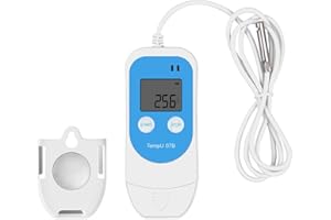 Tzone Digital Temperature Humidity Data Logger USB Reusable Temp Recorder with PDF&CSV Reports, Thermometer Recording Humidit