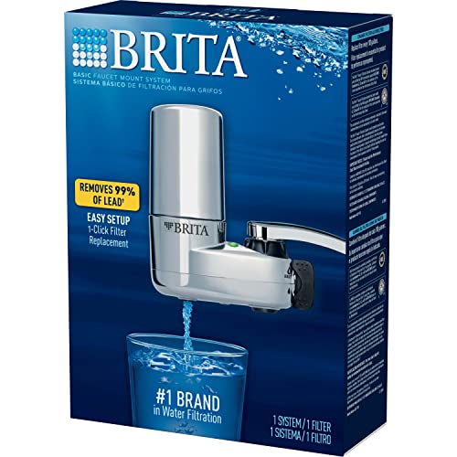 Brita Water Filter for Sink, Faucet Mount Water Filtration System for