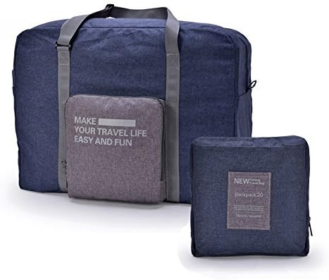 Travel Duffel Bag,waterproof Lightweight Foldable Large Capacity Canvas Luggage Bag Tote Carry on Storage Bag