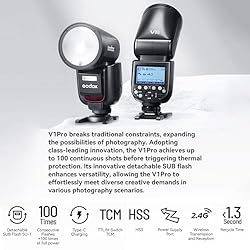 GODOX V1 PRO S 2.4G Wireless Camera Flash 1/8000s