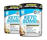 BPI Sports Keto Bomb Creamer Caramel Macchiato and French Vanilla (Pack of 2, one flavor each)
