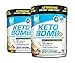 BPI Sports Keto Bomb Creamer Caramel Macchiato and French Vanilla (Pack of 2, one flavor each)