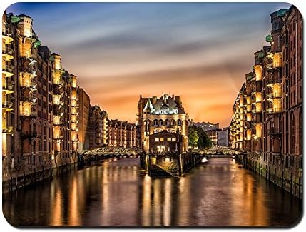 Speicherstadt - World- #37807 Mouse Pad Customized Rectangle Non-Slip Rubber Mousepad Gaming Mouse Pad 8.6x7.1 Inches