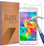 Samsung Galaxy Grand Prime Screen Protector, NOKEA [Tempered Glass] with [9H Hardness] [Crystal Clear] [Easy Bubble-Free Installation] [Scratch Resist] (for Galaxy Grand Prime)