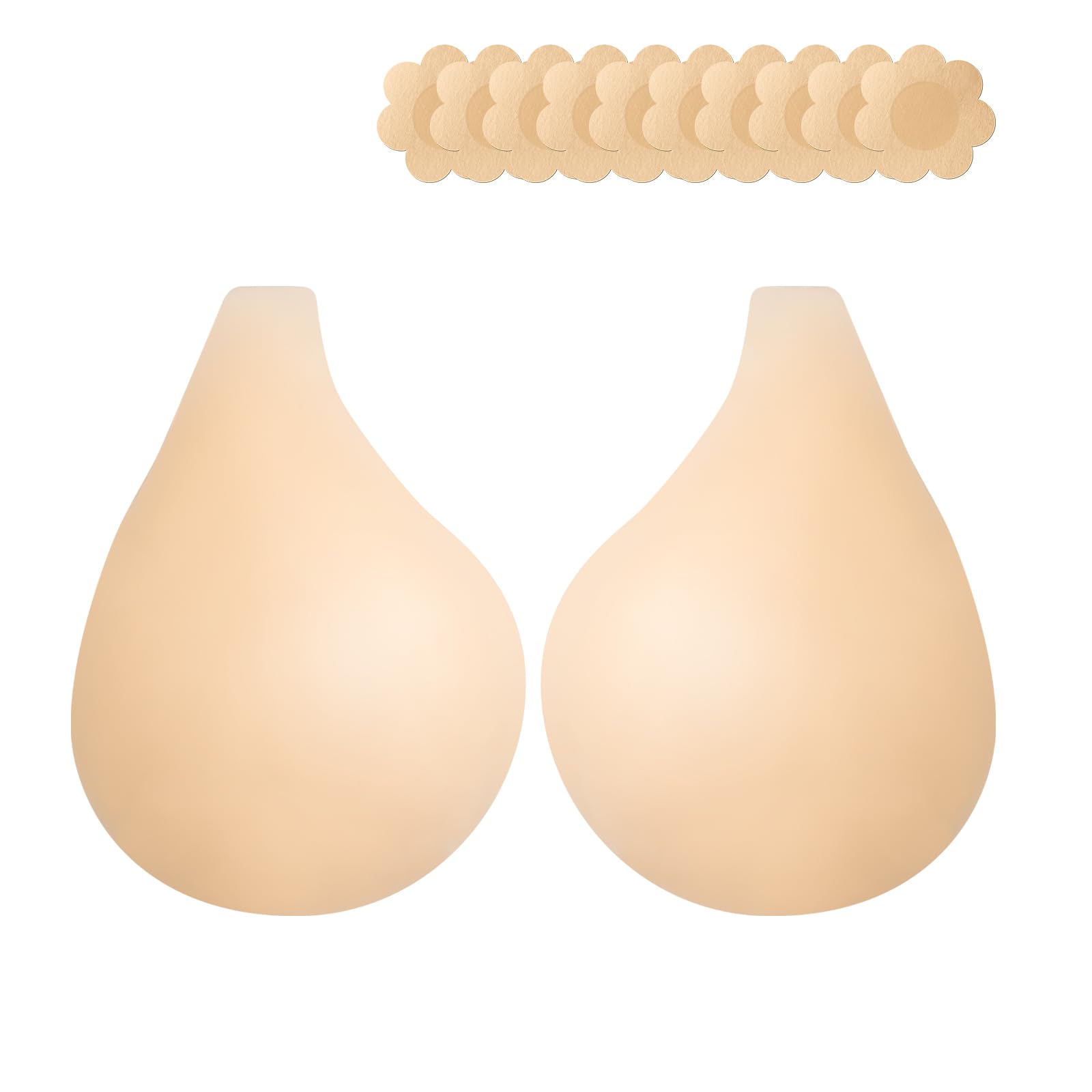 Photo 1 of ,ISSING THE NIPPLE COVERS****
Cbthet Ultra Adhesive Strapless Sticky Bra for Backless Dresses, Reusable & Waterproof Nipple Covers for Women, Invisible Push-Up Lift & Support Sticky Bra (C Cups) Beige
