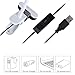 LOFTER Dimmable LED Desk Lamp 5W USB Powered Eye-Caring Table Lamps with 24 LEDs, 2 Dimming Levels, 3 Lighting Modes Flexible Clip On Lights for Reading,Studying,Working,Bedroom,Office (White)