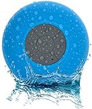 Stalion SS-SHWR-BTBLU Waterproof Bluetooth Portable Audio System (Cyan Blue)