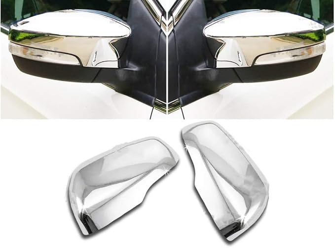 eLoveQ Chrome Side Door Mirror Cover Covers Compatible with