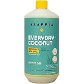 Alaffia Everyday Coconut Soothing Bath Soak, Oat Milk & Aloe, Fragrance-Free, 32 Oz