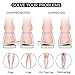 SQHT Orthotics Medial & Lateral Heel Wedge Silicone Insoles for Supination and Pronation, Corrective Adhesive Gel Shoe Inserts for Bow Legs, Foot Alignment, Knock Knee Pain (Transparent+Brown+Black)