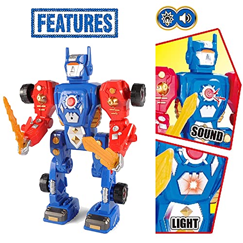 Liberty Imports Kids Take Apart Robot Toys Build Your Own Space Robot Transform Toy Cars