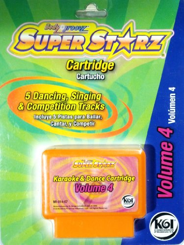 Body Groovz Super starz Karaoke & Dance Cartridge, Volume 4