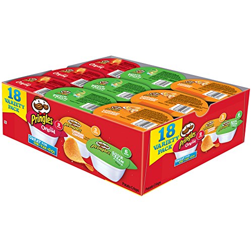 Pringles 3-Flavor Snack Stacks, 18 ct