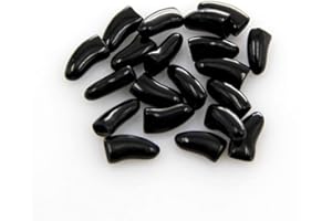 Brostown 100Pcs Soft Pet Dog Nail Caps Claws Control Paws of 5 Kinds 5Pcs Adhesive Glue + 5pcs Applicator with Instructions