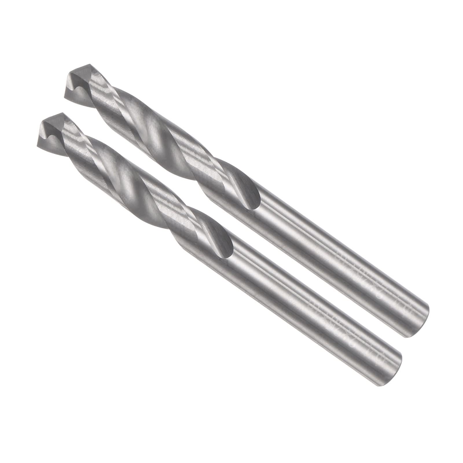 CoCud Solid Carbide Drill Bits, 4.2mm Diameter, YG6 (C2/K20) Tungsten Carbide Straight Shank Twist Drill Bits - (Applications: for Stainless Steel Alloy), 2-Pieces