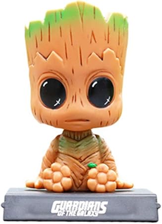 Amazon Co Jp カートゥーングルート車ダッシュボードボブルヘッド人形かわいい カーアクセサリー スーパーヒーローグルートゴブルヘッドダッシュボードカーインテリアアクセサリー アニメヒーローボブルヘッド携帯電話ホルダー車の装飾 おもちゃ