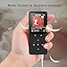AGPtEK A20 MP3 Player Lossless Sound Music Player with Independent Lock and Volume Control (Supports up to 64GB), 80 Hours Playback, 8 GB, Black