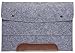 Wool Felt Folders, Laptop Briefcase and A4 Document Covers (13 Inches, Grey and Burgundy, 2-Pack)