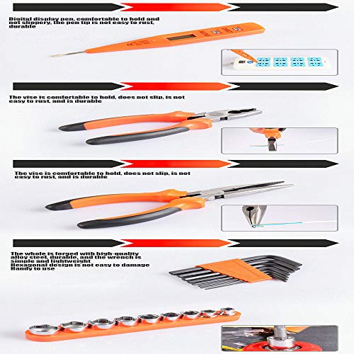 ASWT-Akkuschrauber, Eingebaute Wiederaufladbare Lithiumbatterie, 30 Nm, Drehzahlregelung, LED-Licht. Batterieanzeige… – Bild 5