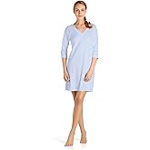 HANRO Women's Pure Essence 3/4 Sleeve Gown