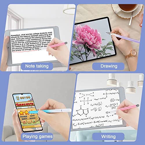 Stylus Pen for iPad(3 Pcs), CPKEON High Precision 2 in 1 Magnetic Disc Universal Stylus Pens Touch Screens for Apple/iPhone/iPad pro/Mini/Air/Android/Microsoft/Surface and All Capacitive Touch Screens